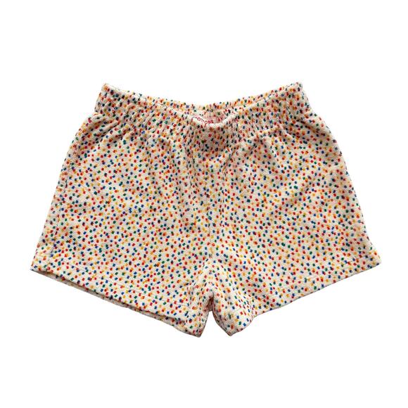 Tiny Cottons Organic Confetti Terry Shorts Size 6y - Picture 1 of 4